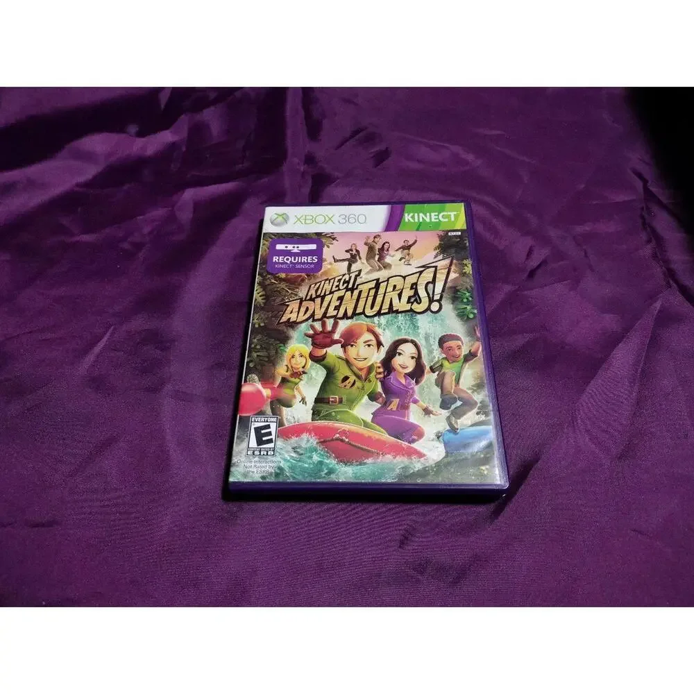Kinect Adventures (Microsoft Xbox 360, 2010) CASE ONLY